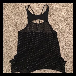 LUSH Festive gold & black longline high neck tunic